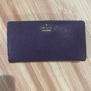 Kate Spade Madison Wallet in Deep Plum